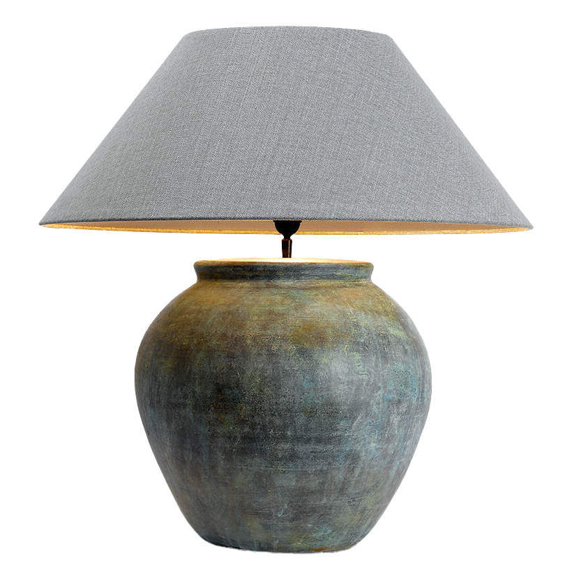 Minerva Table Lamp - Copper Green