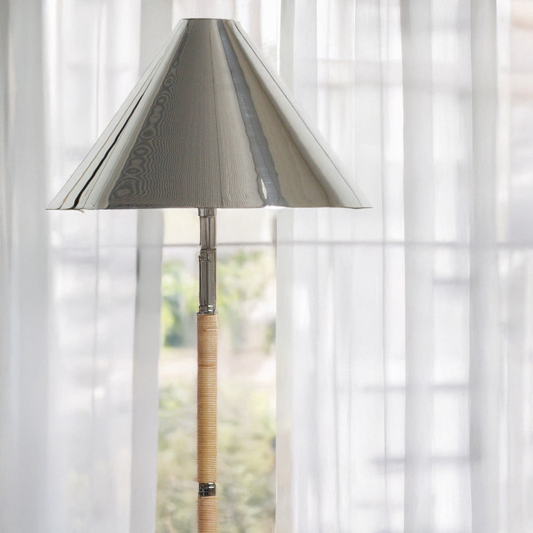 Florennes Floor Lamp - Nickel