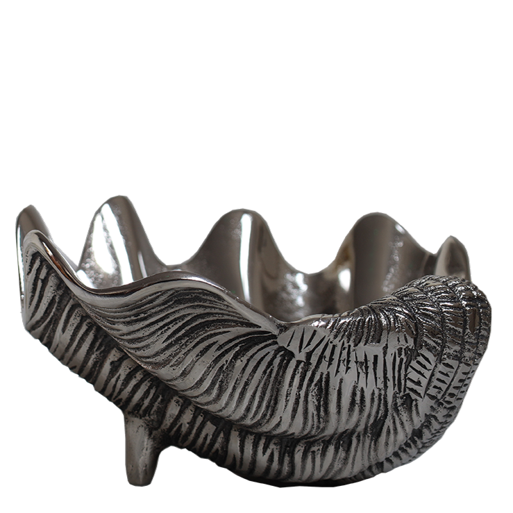 Shell Bowl in Nickel