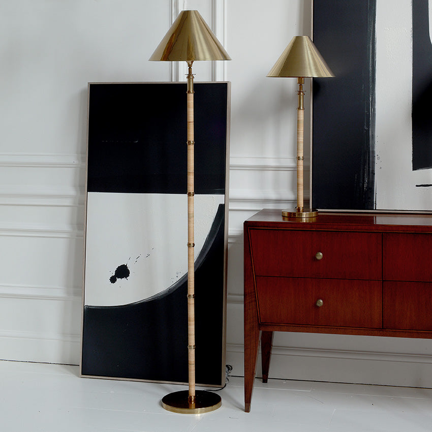 Florennes Floor Lamp - Brass