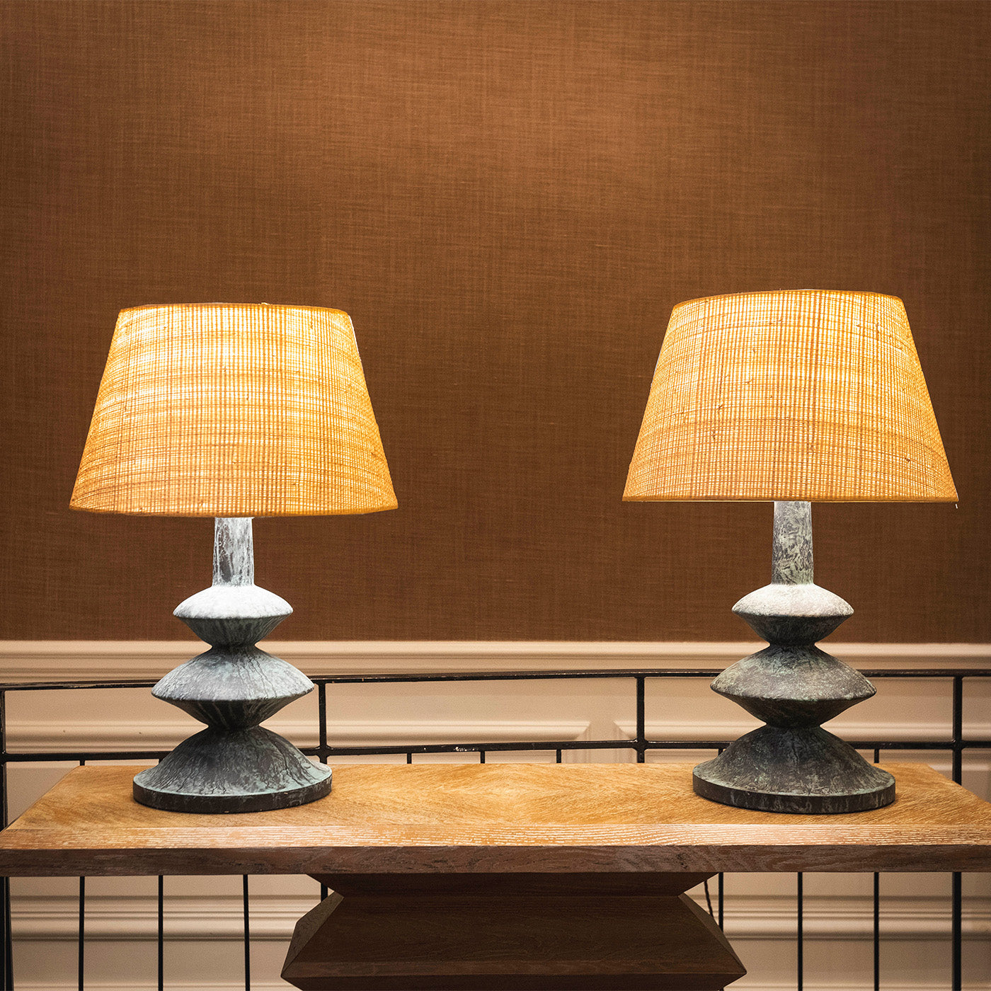 Frank Table Lamp - Bronze Verdigris