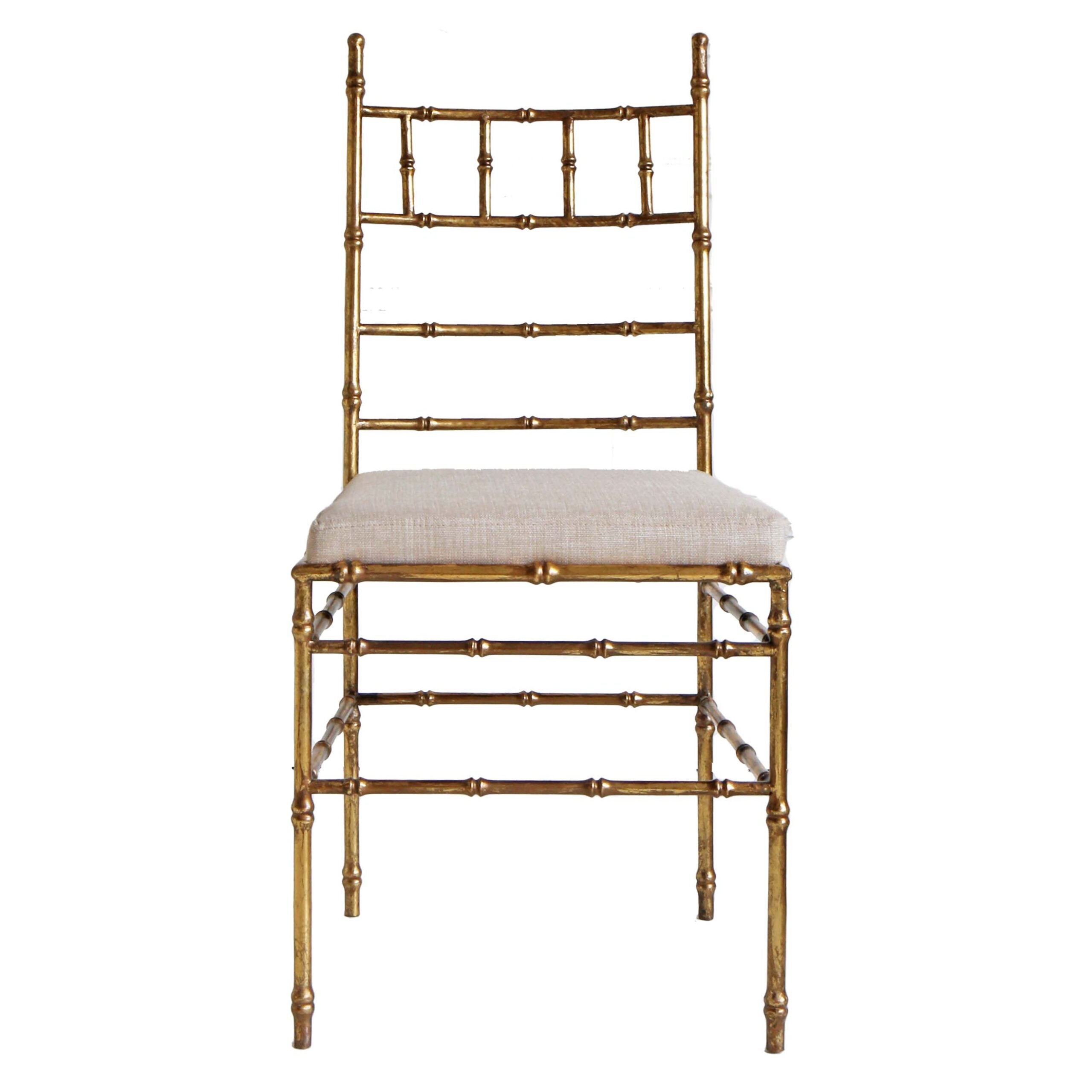 Gilt Bamboo Chair