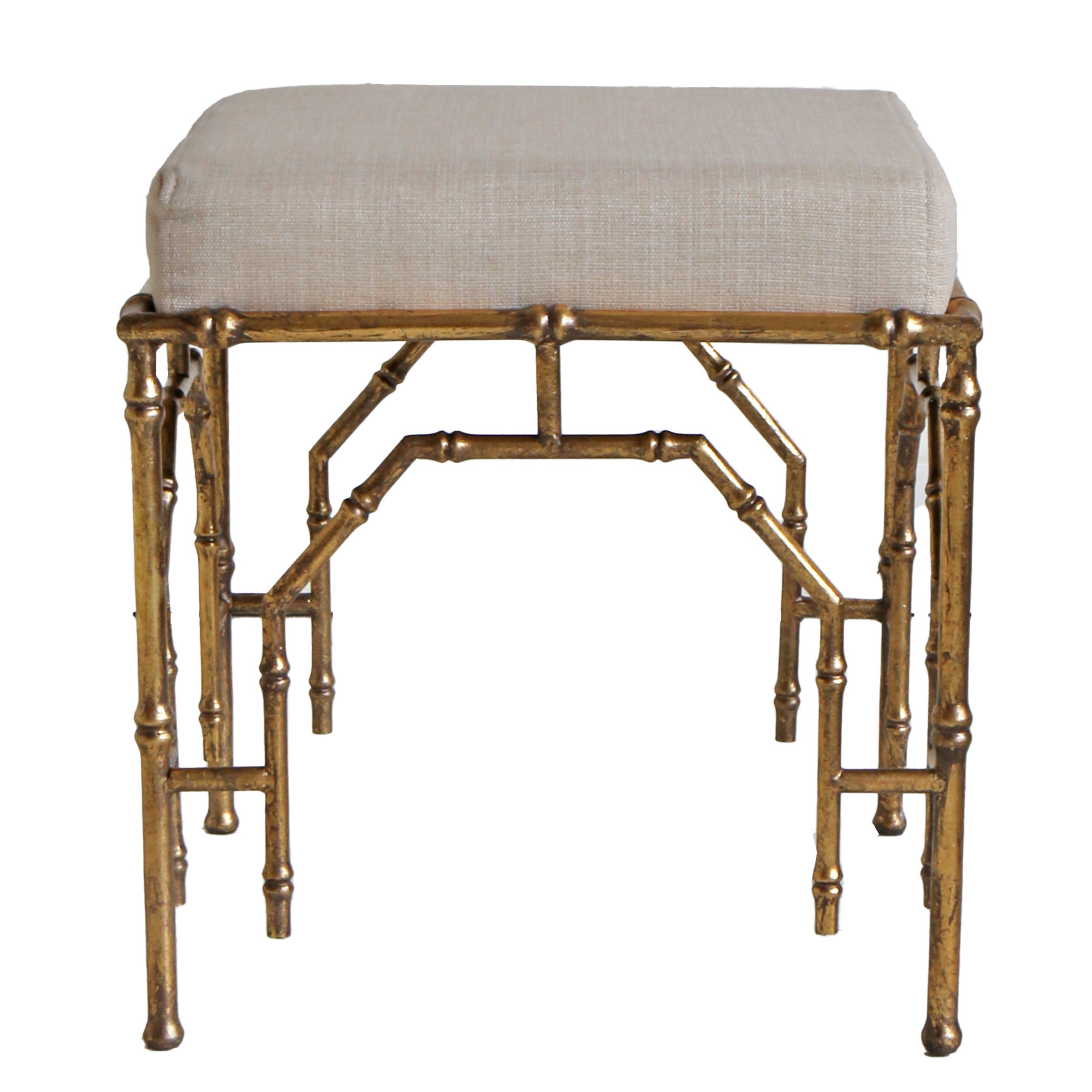 Gilt Bamboo Stool I