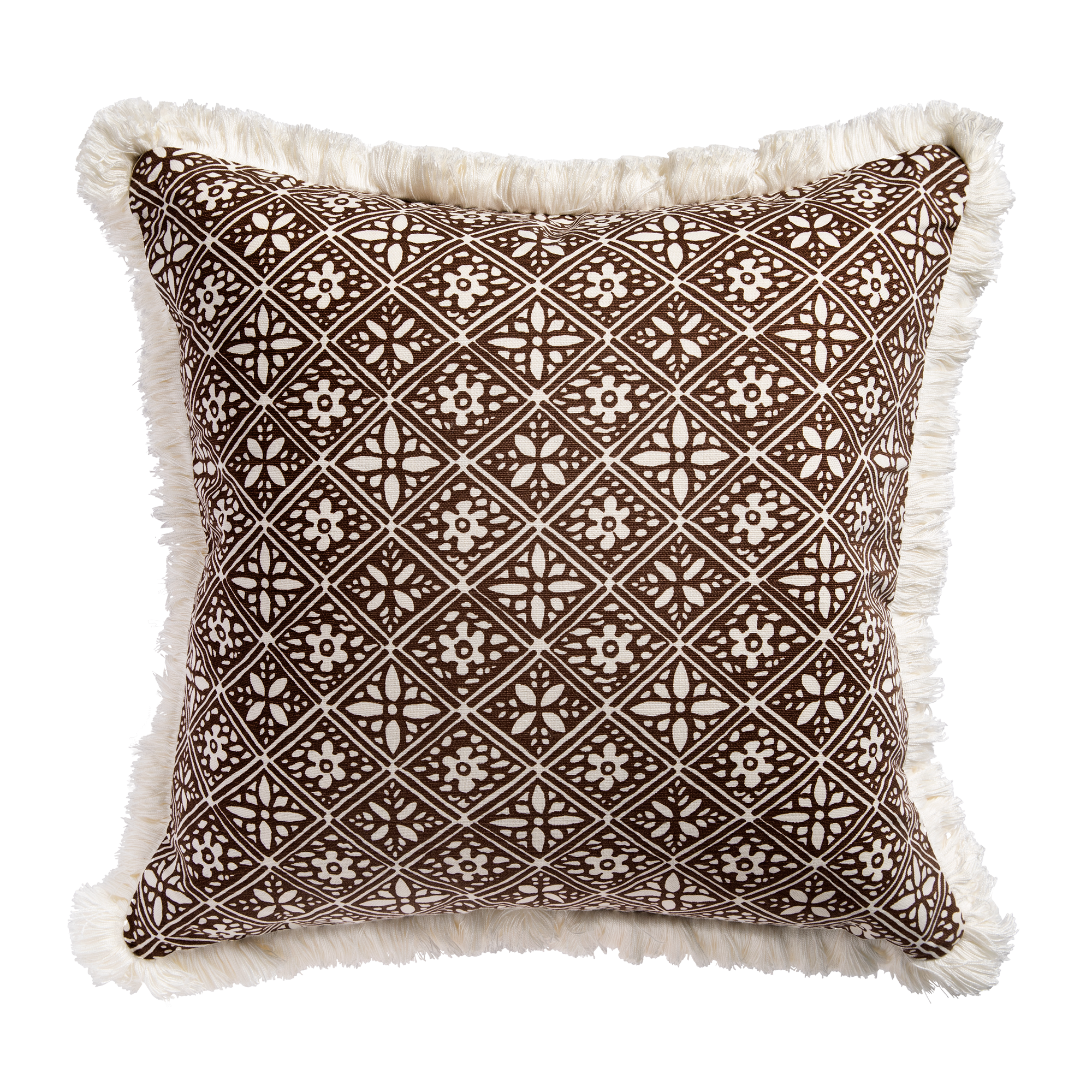 Hadiqa Cushion - Brown