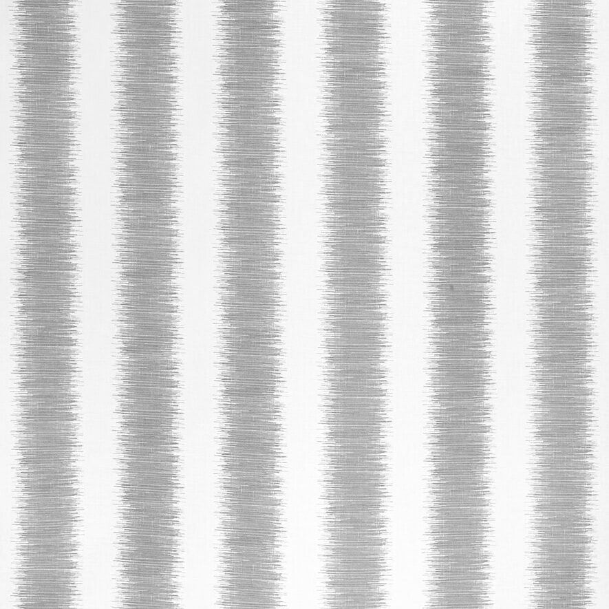 Hampton Stripe &#8211; Grey on White