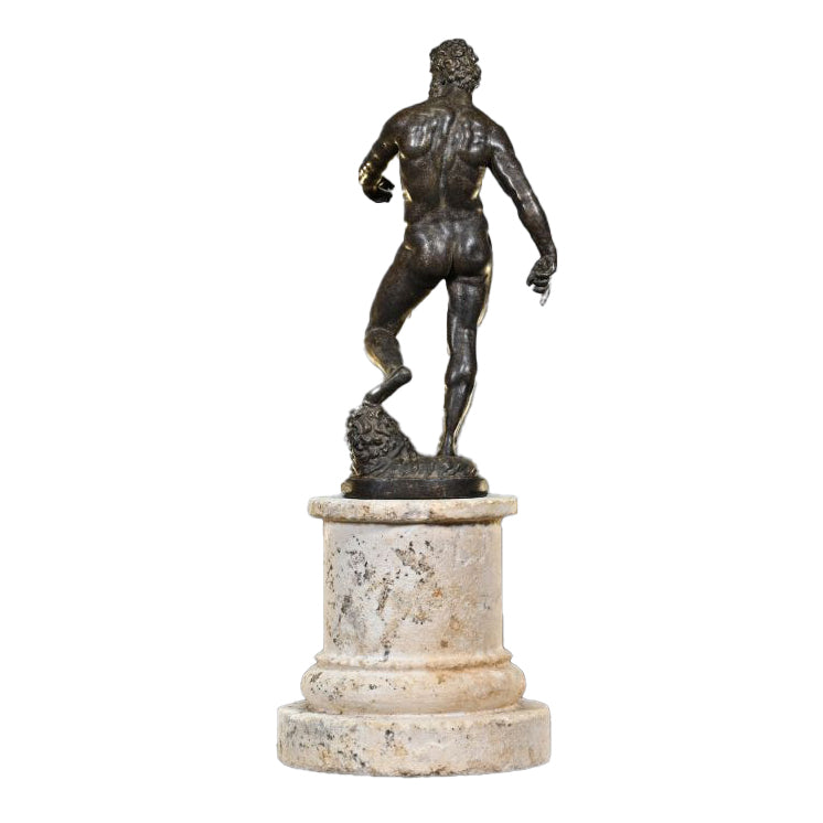 Hercules Statue on Stand