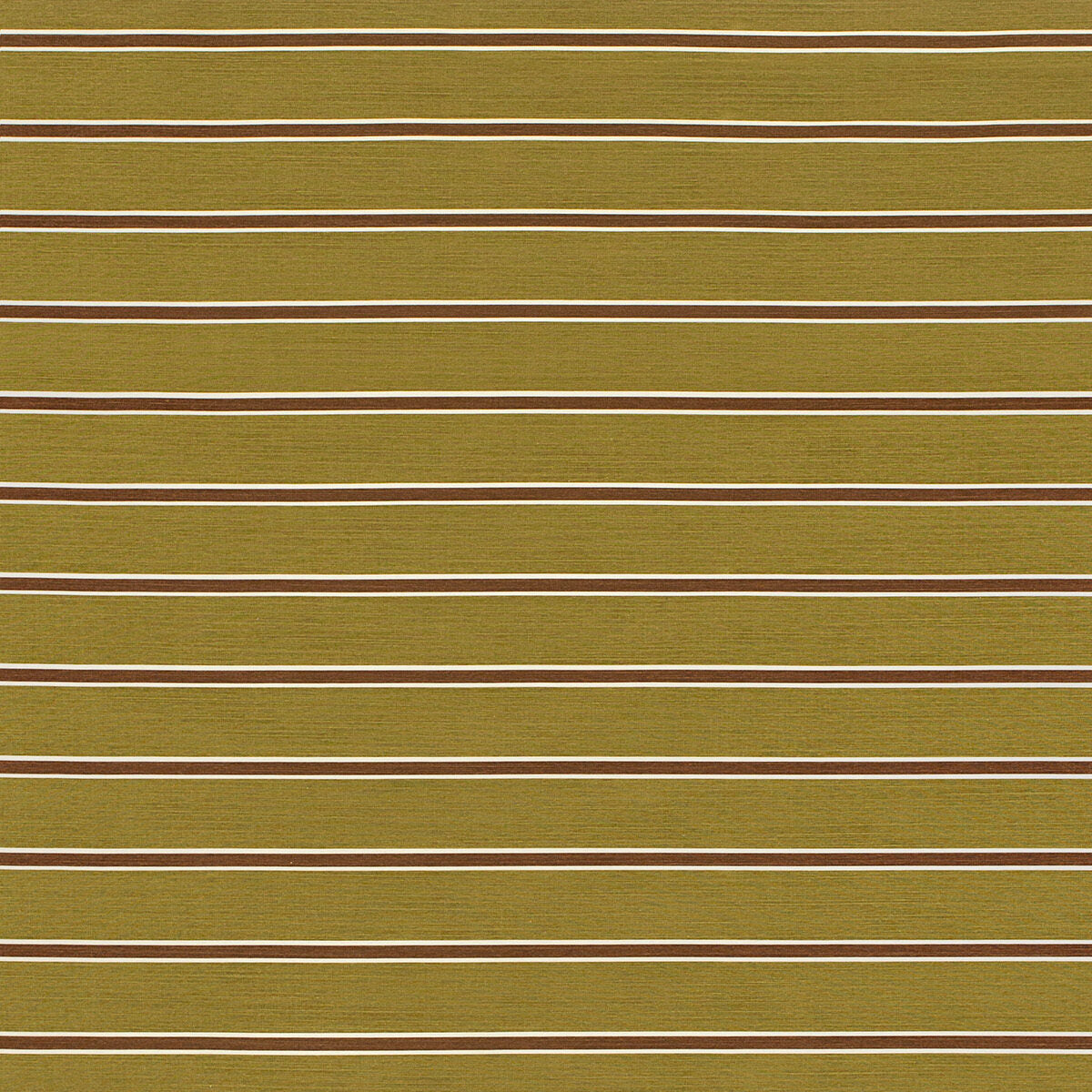 Horizon Stripe - Brown on Dark Olive