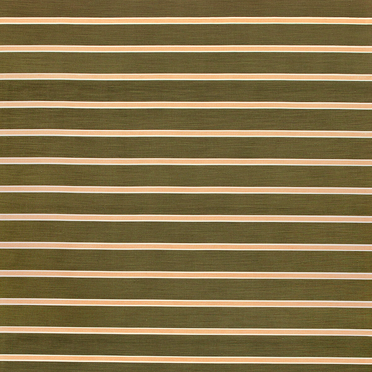 Horizon Stripe - Blush on Dark Green