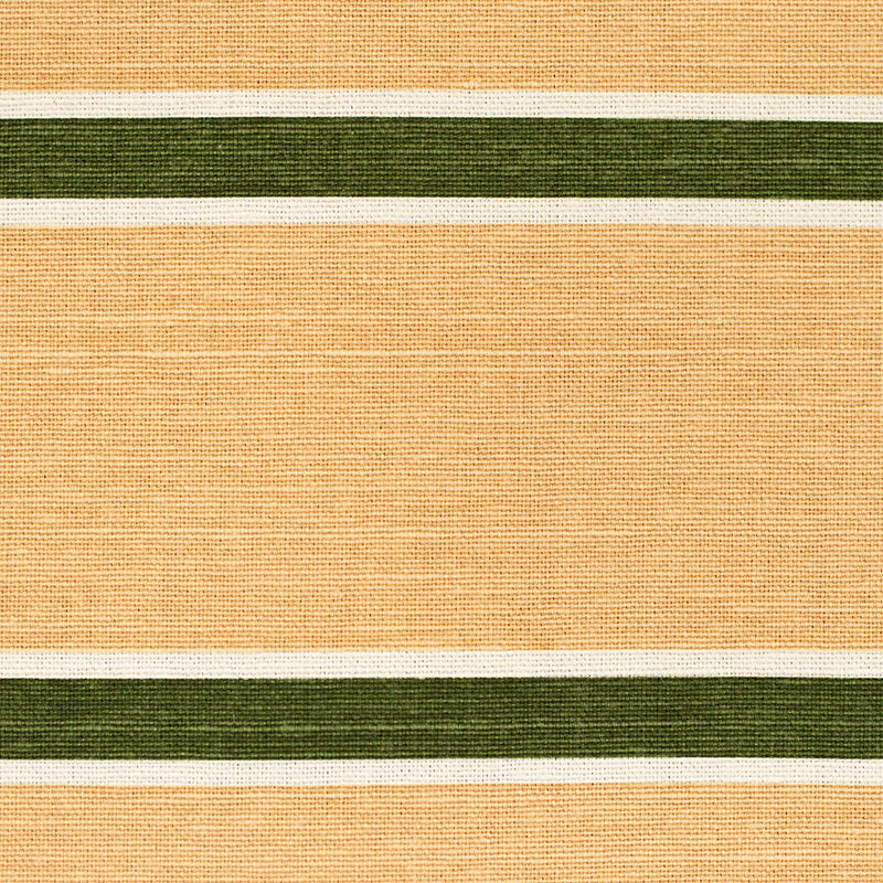 Horizon Stripe - Dark Green on Blush