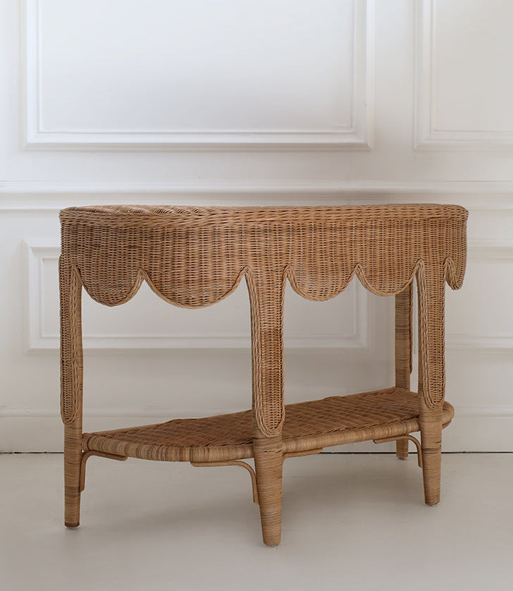 Belgravia Rattan Console Table