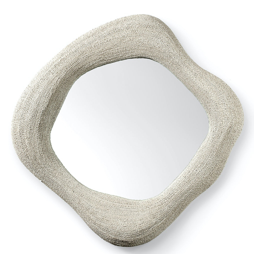 Jaden Mirror Large - White