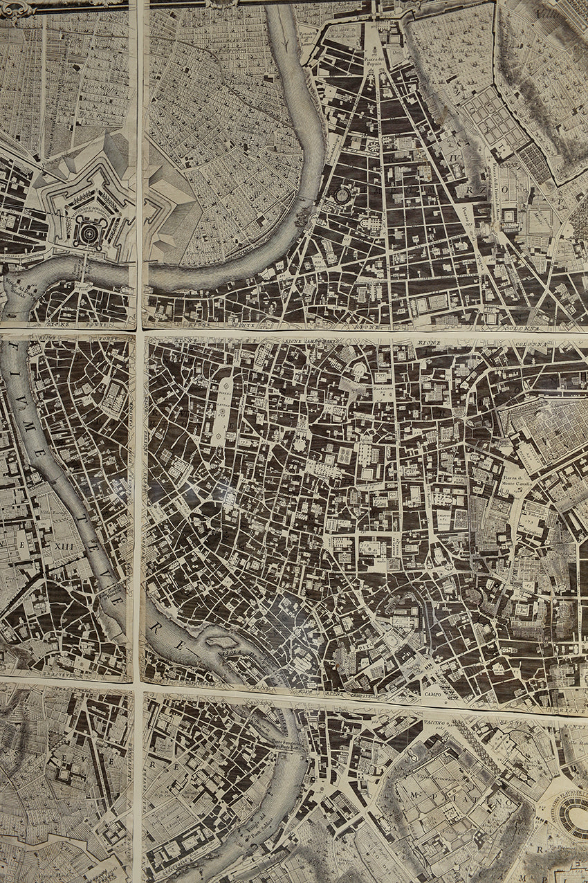 Large Map of Rome