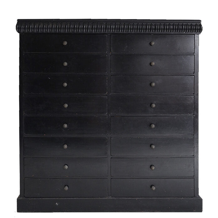 Late 19th Century Ebonised Chest of Drawers