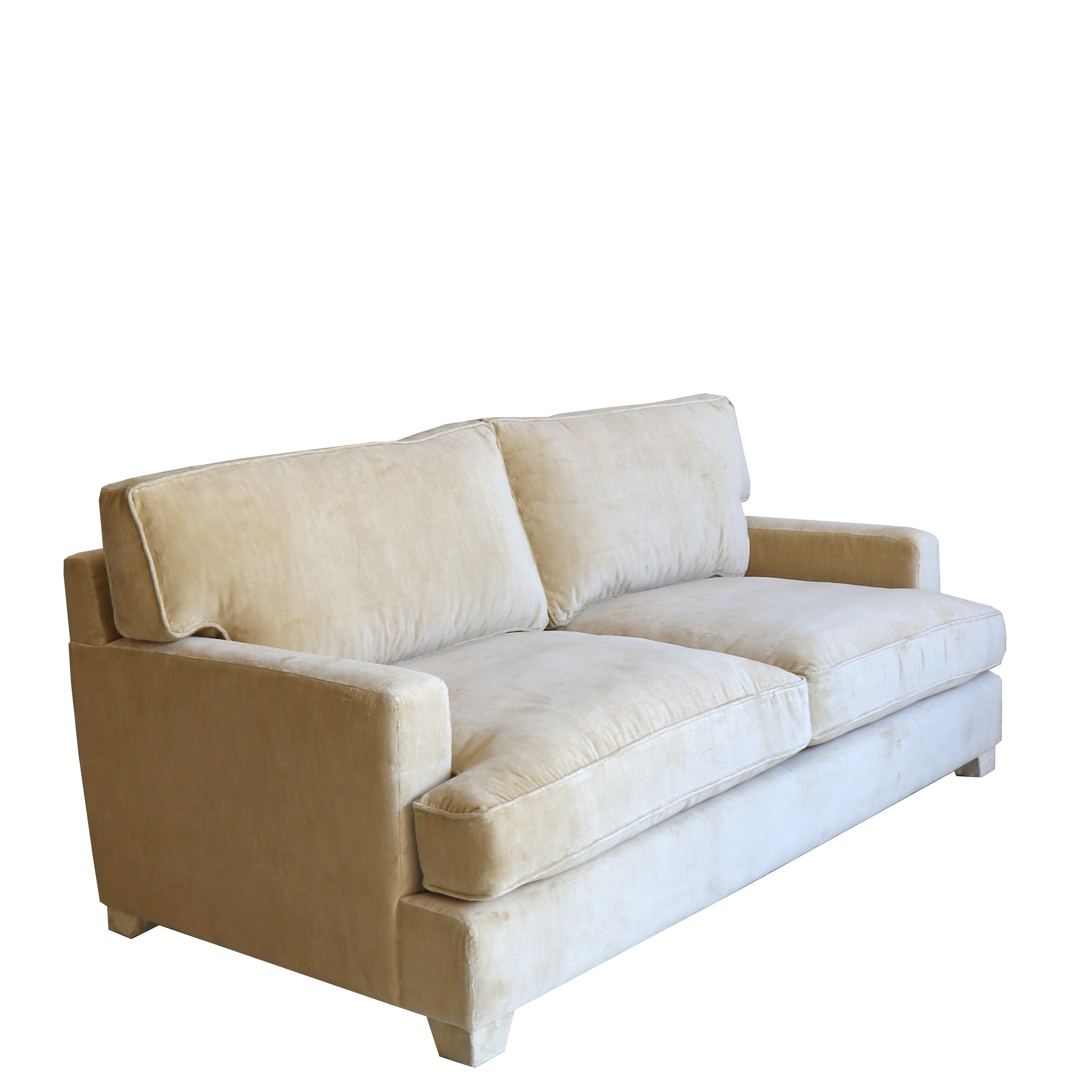 Lisboa Sofa - Arezzo Velvet Wheat