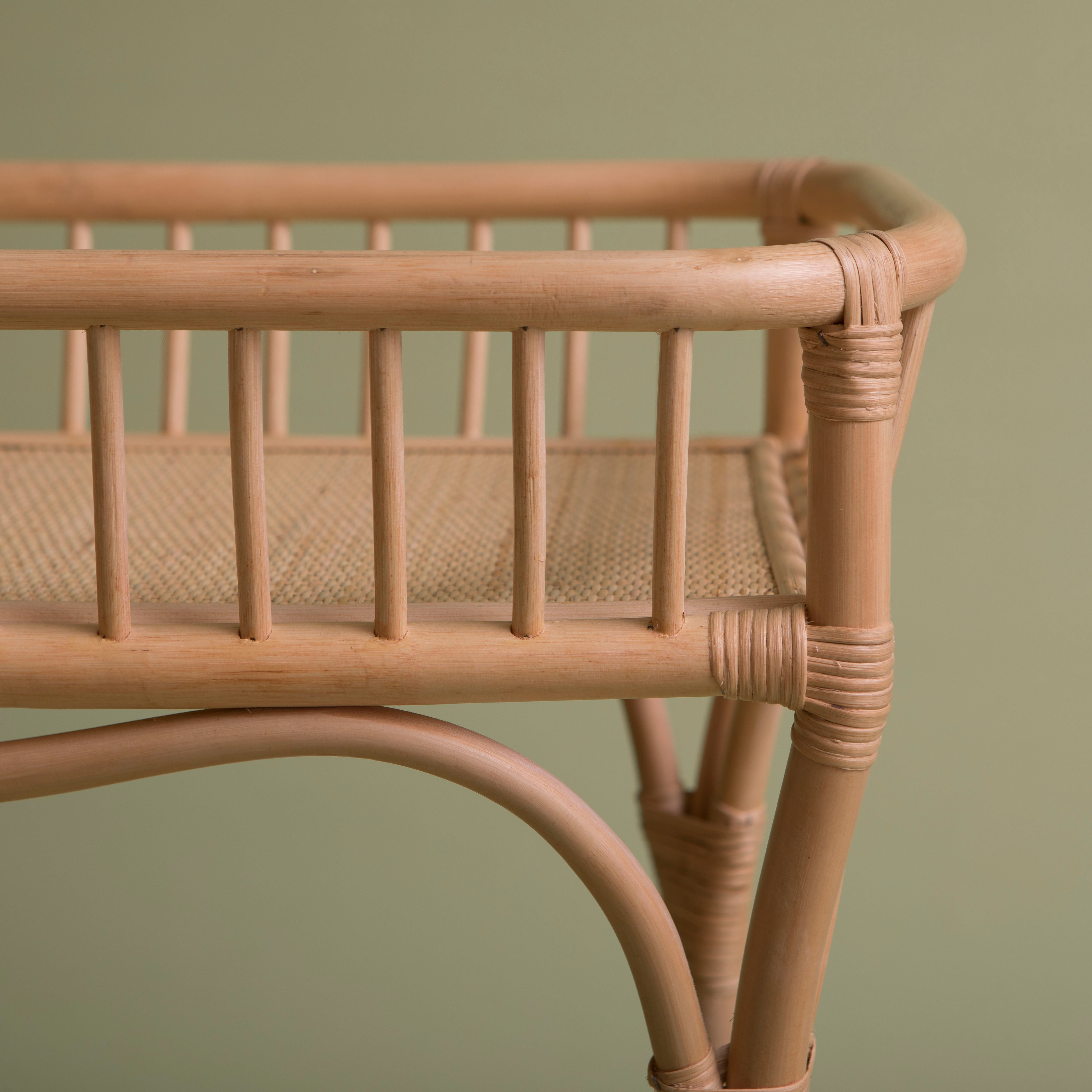 Coppelia Rattan Bar Cart