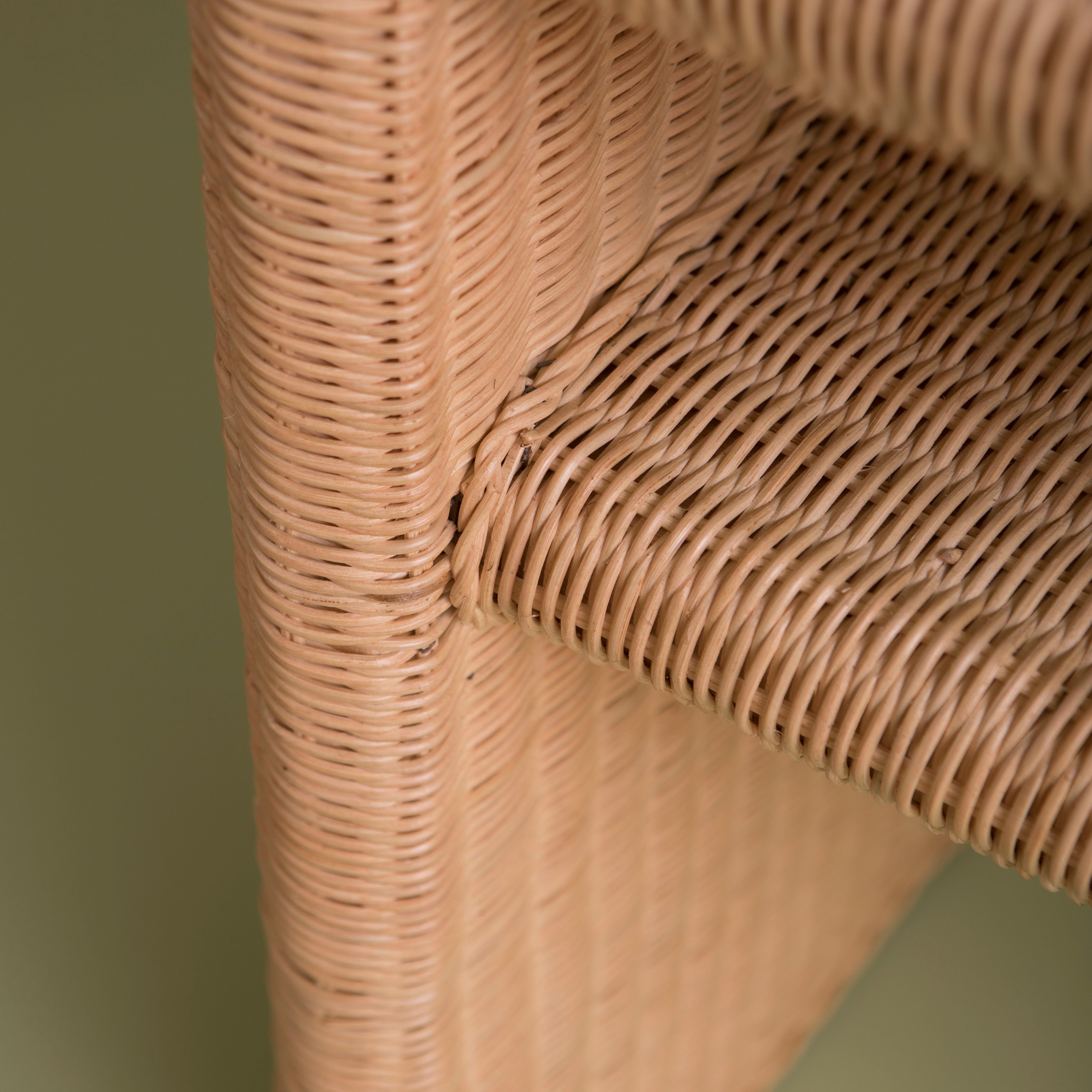 Georgia Rattan Console Table