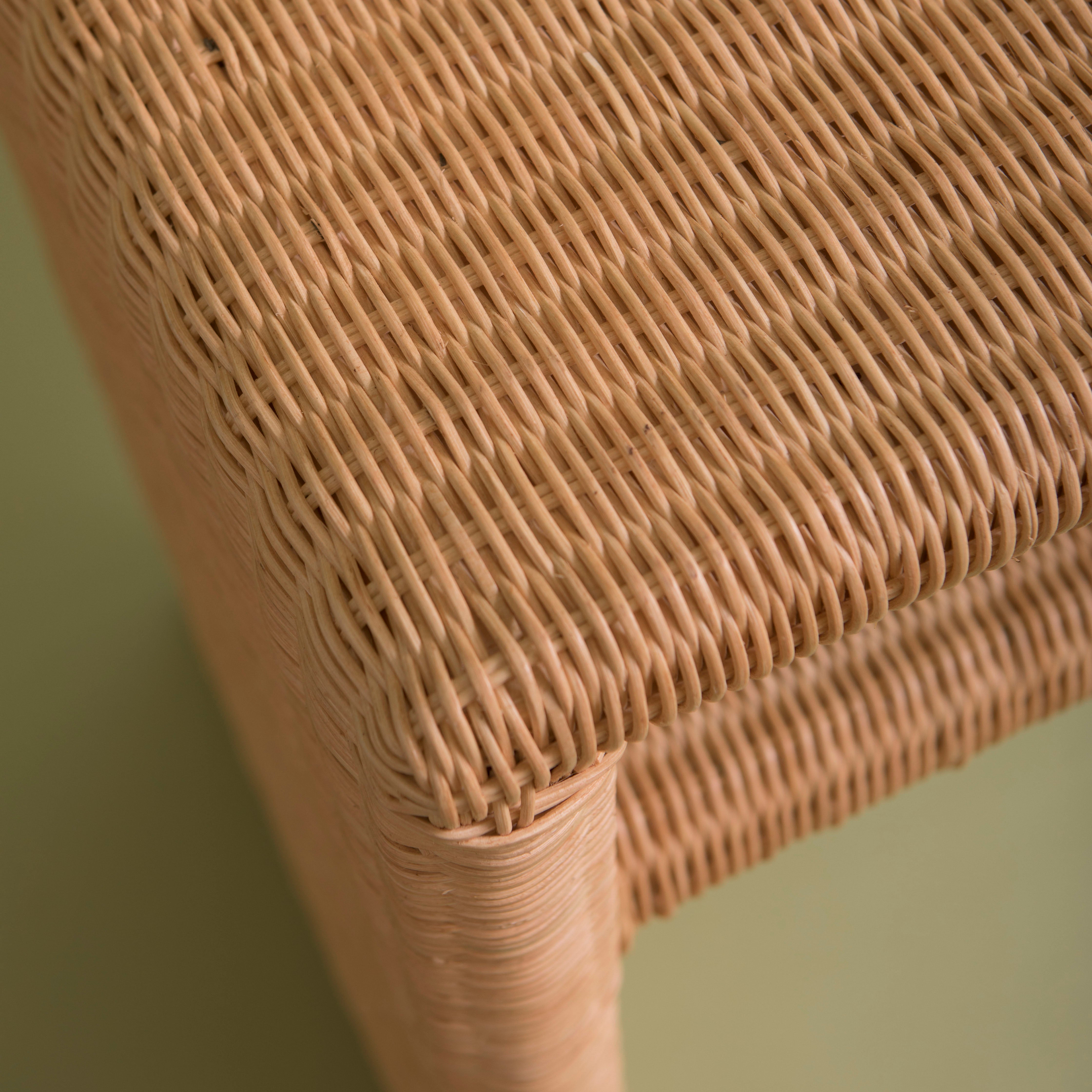 Georgia Rattan Console Table
