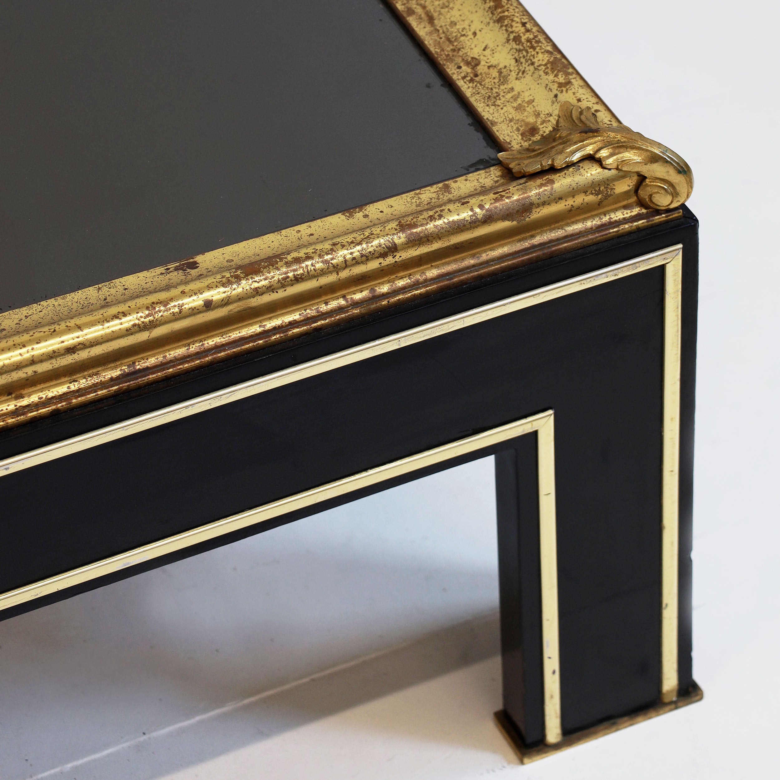 Maison Jansen Style Lacquered Coffee Table