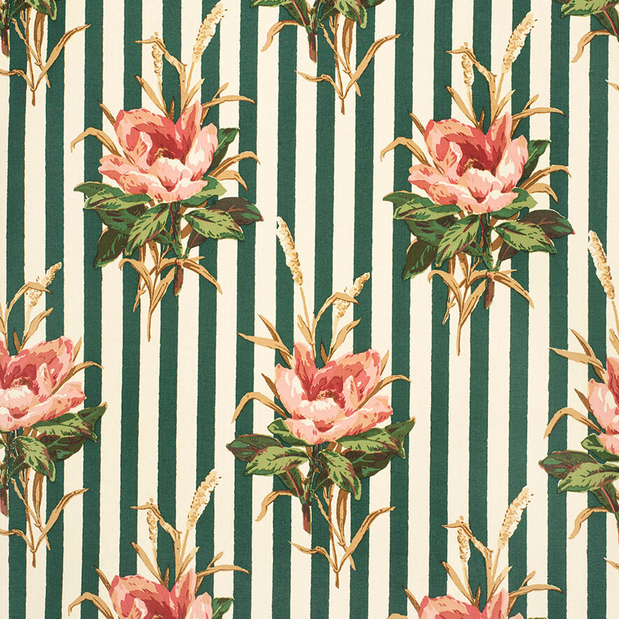 Melba Flower Stripe &#8211; Pink¦green