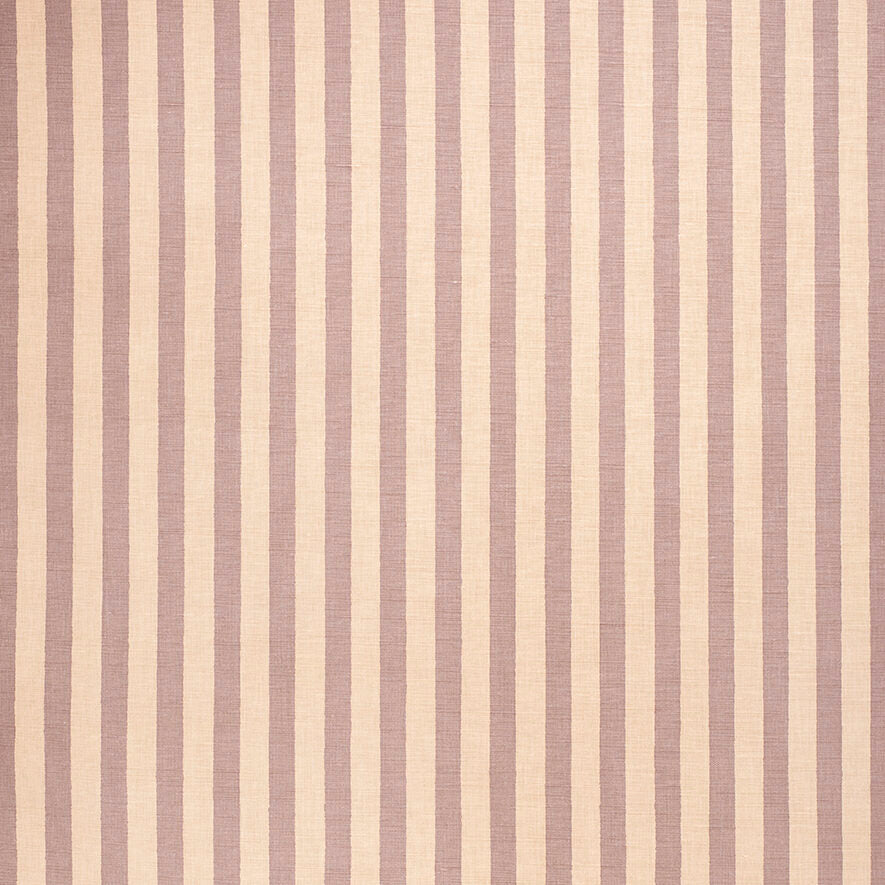 Melba Stripe &#8211; Plum on Ecru