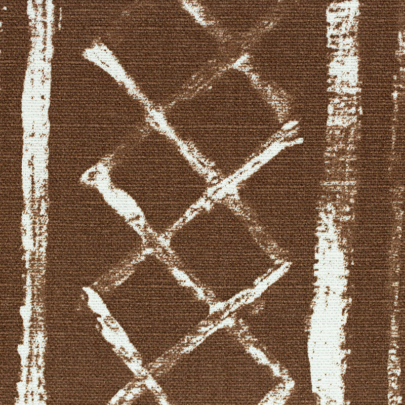 Milos Blotched Stripe - Brown