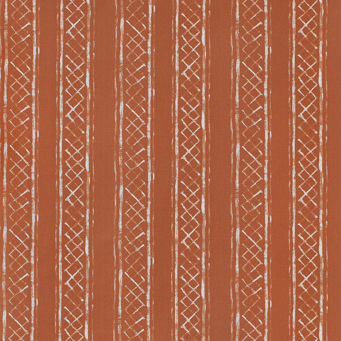 Milos Blotched Stripe - Terracotta