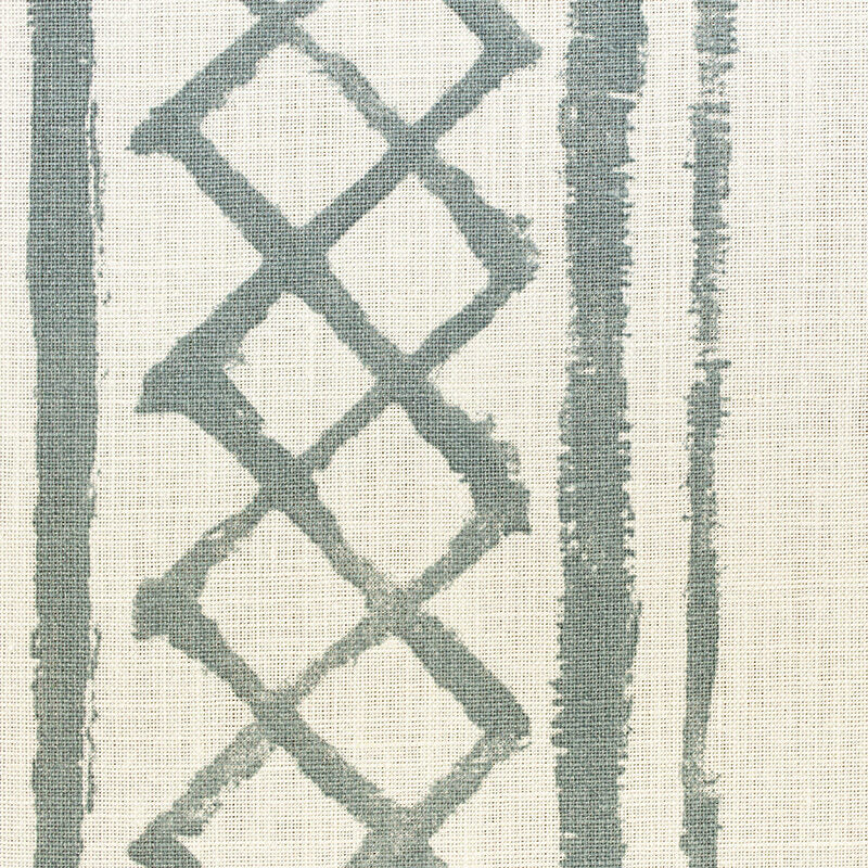 Milos Stripe on Nivelles Oyster - Blue