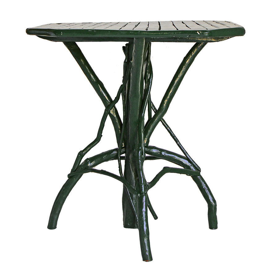 Octagonal Table, Dark Green &#8211; LR