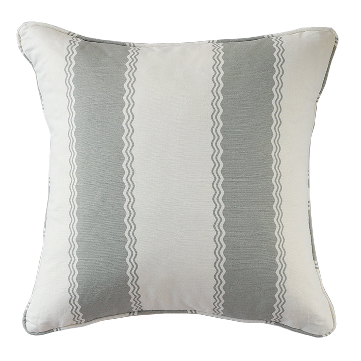 Onda Stripe Cushion – Stone Grey