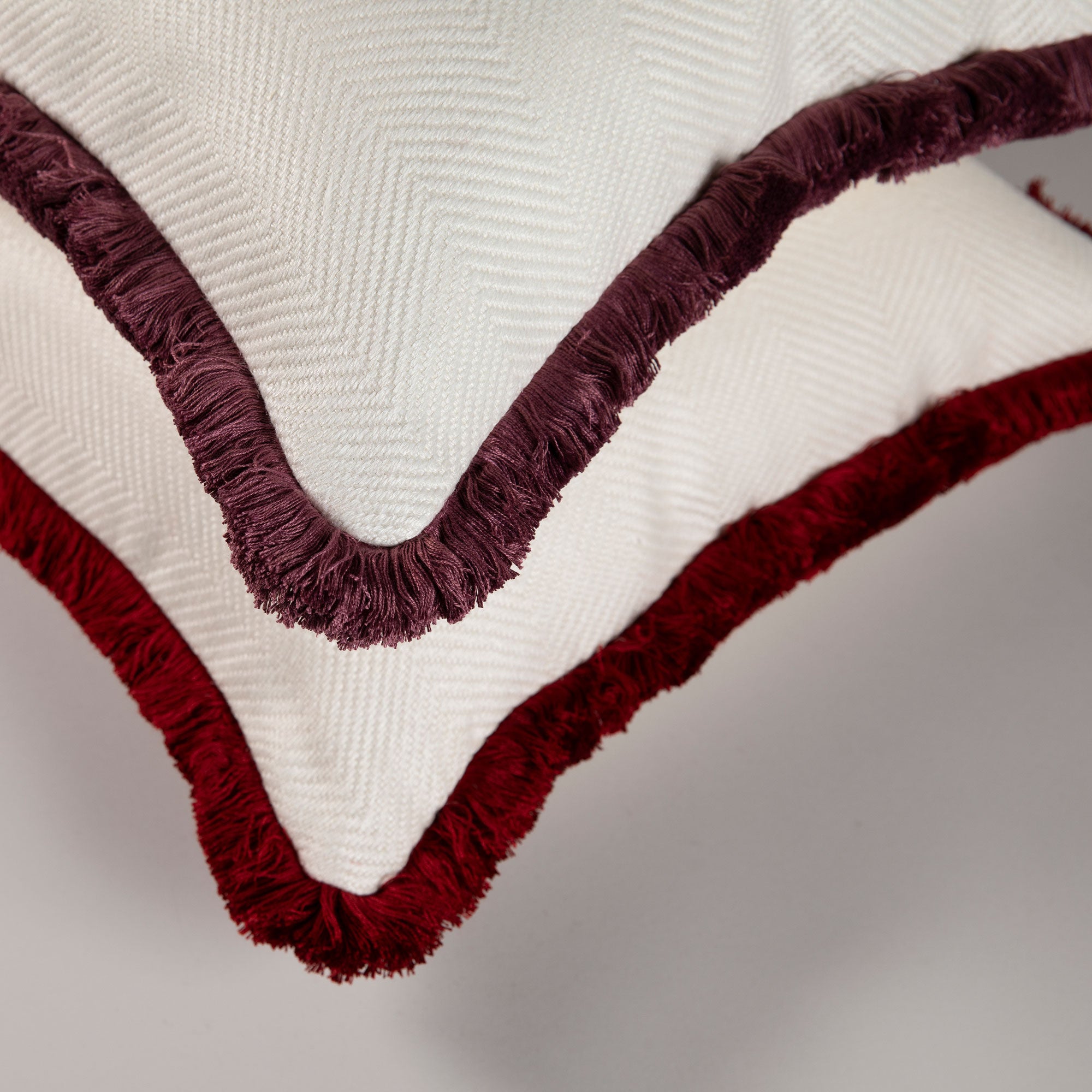 Cut Ruche in Crimson