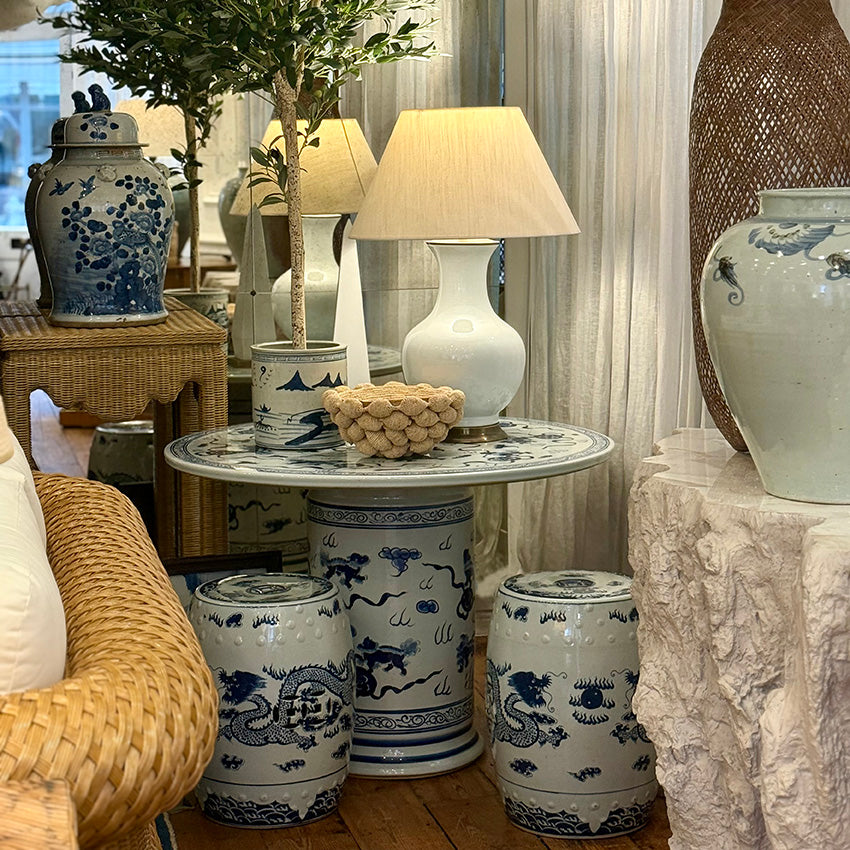 Foo Dog Ceramic Round Table