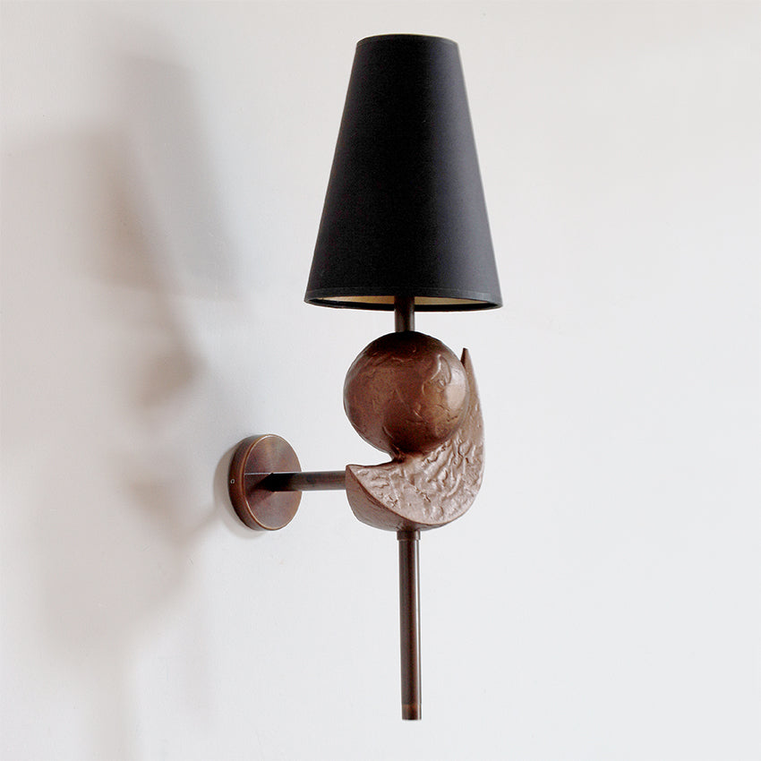 Luna Wall Light - Aged Brass