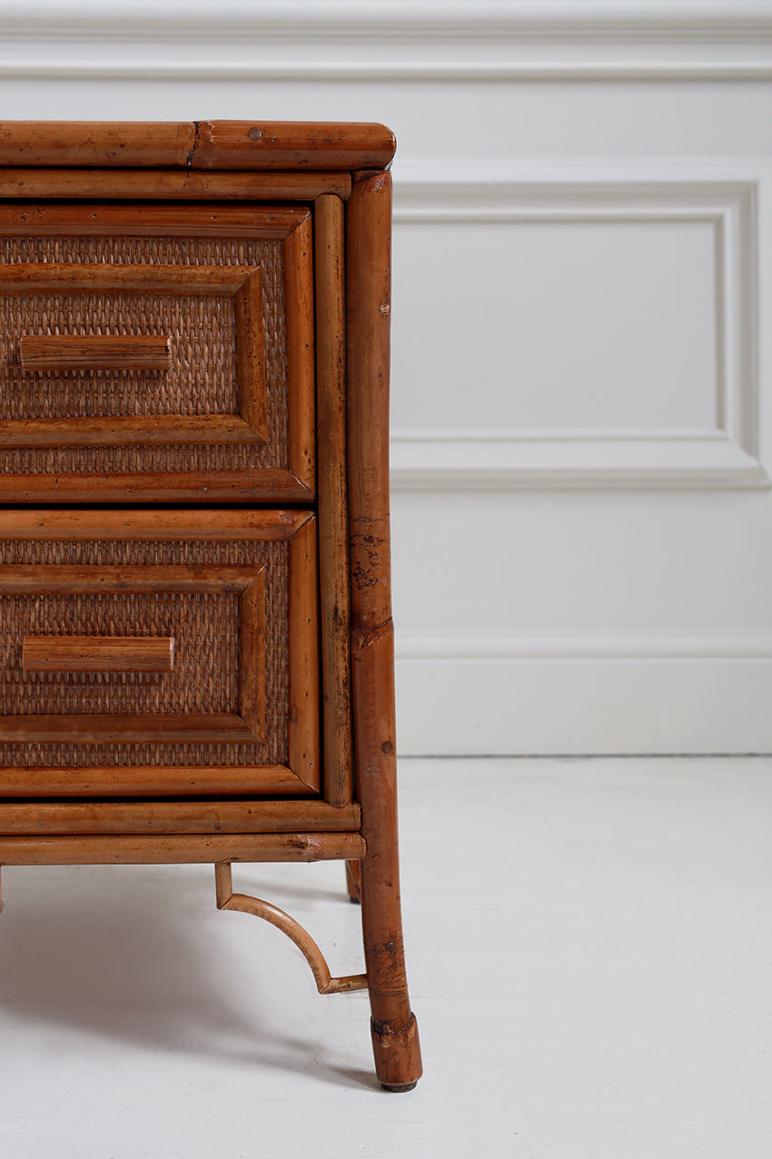Cubitt Rattan Bedside Table