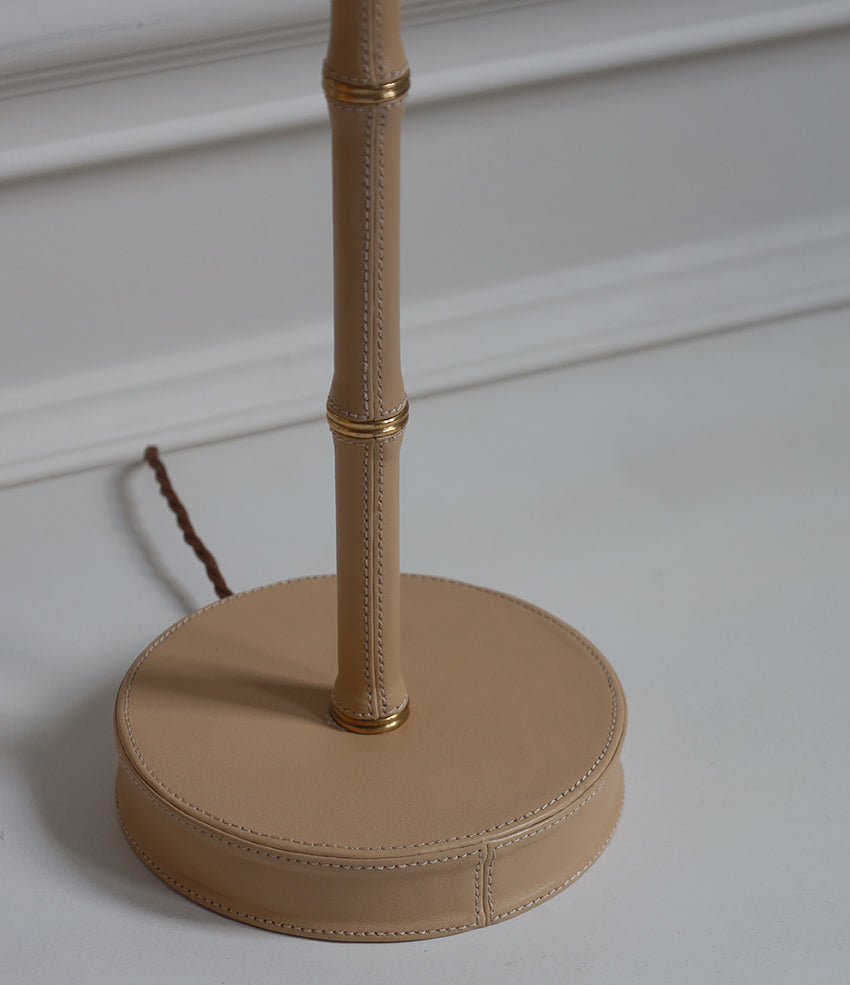 Adnet Table Lamp - Leather