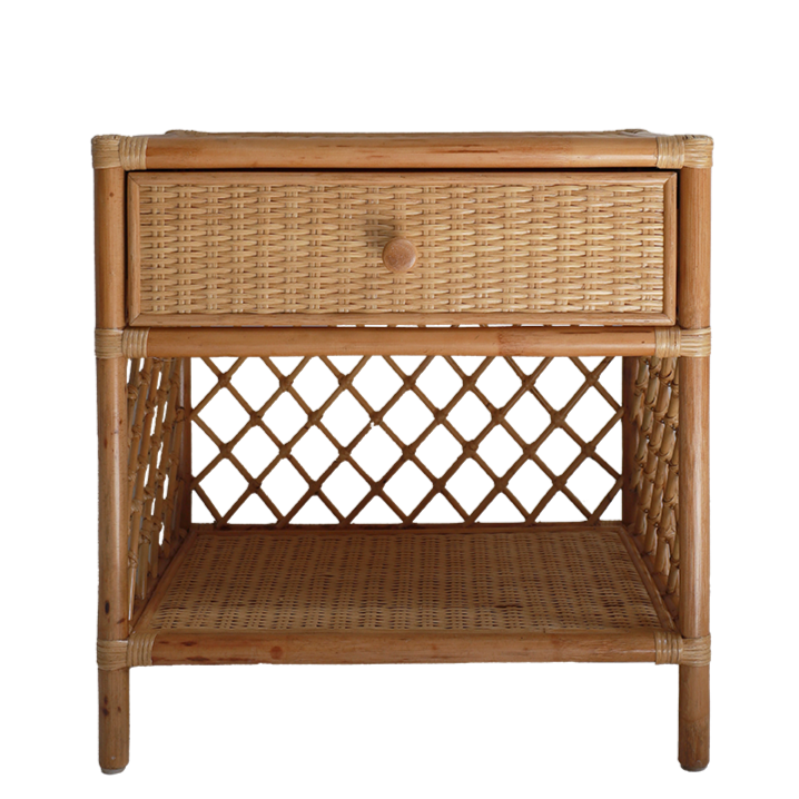 Sabina Rattan Bedside Table