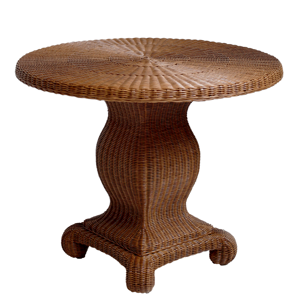 Table Ronde Ratan Taormina Rattan Round Table