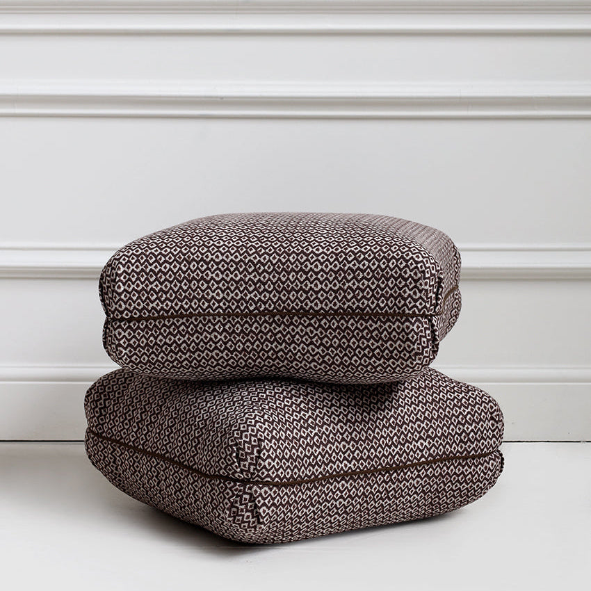 Upholstered Cushion Stool Twisted