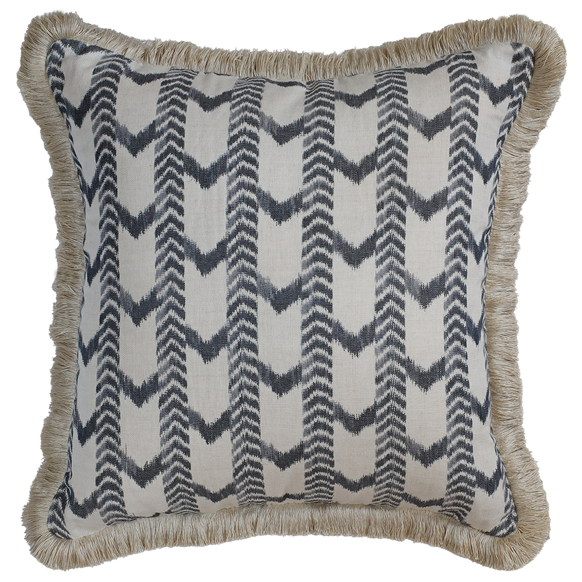 Zigara Stripe Cushion - Blue