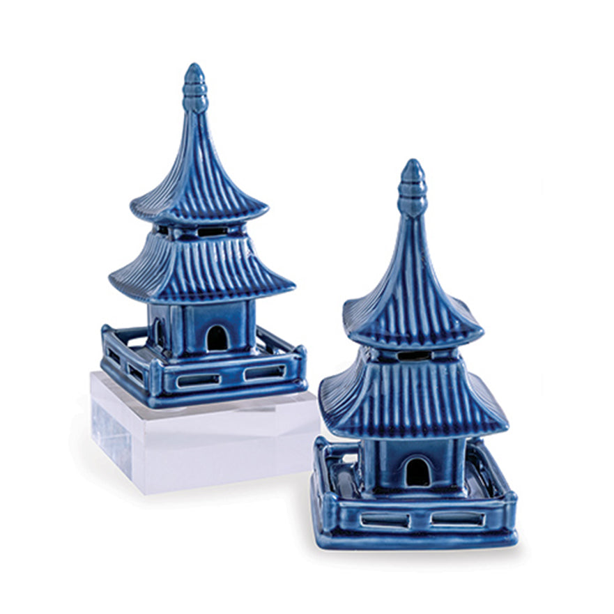 Decorative Pagoda Blue- Small