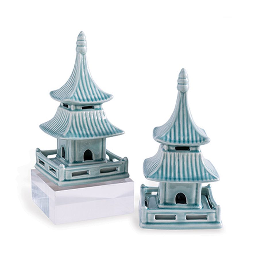 Decorative Pagoda Celadon - Small