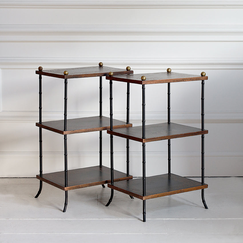 Pair of 1950s Maison Jansen Tiered Étagères