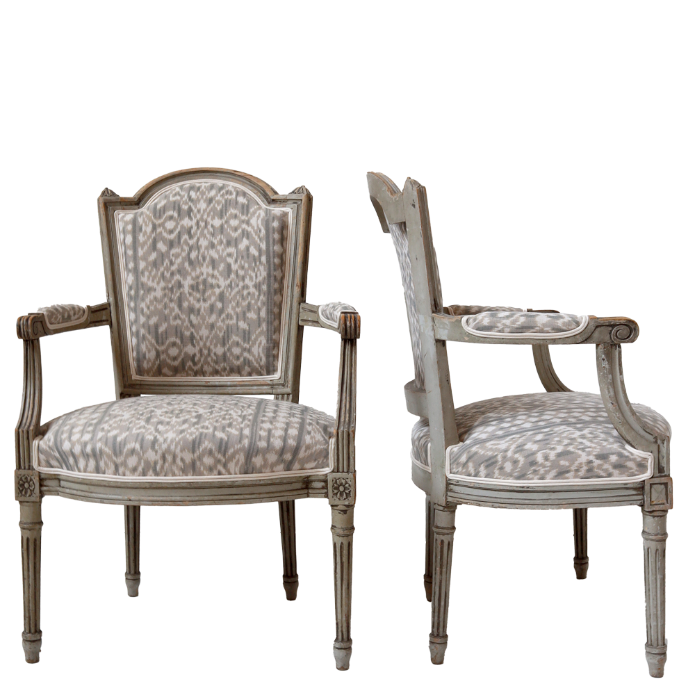 Pair of Louis XVI Style Chairs
