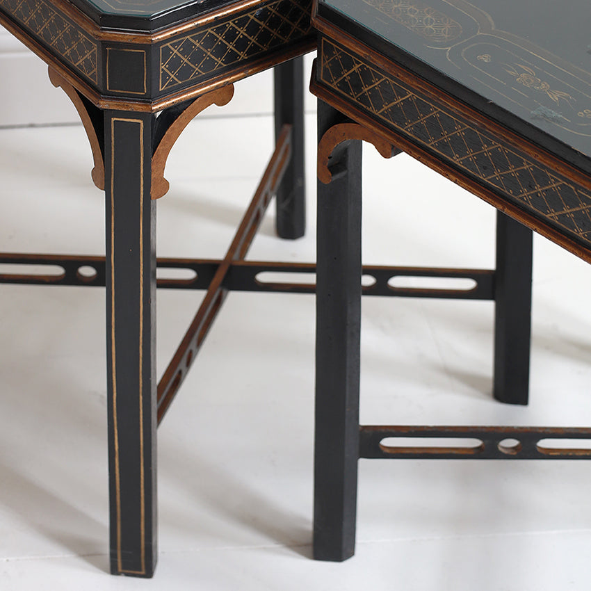 Pair of Mid-20th Century Chinoiserie Side Tables
