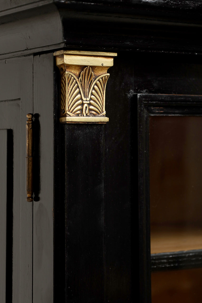 Pair of 19th Century French Ebonised Bookcases