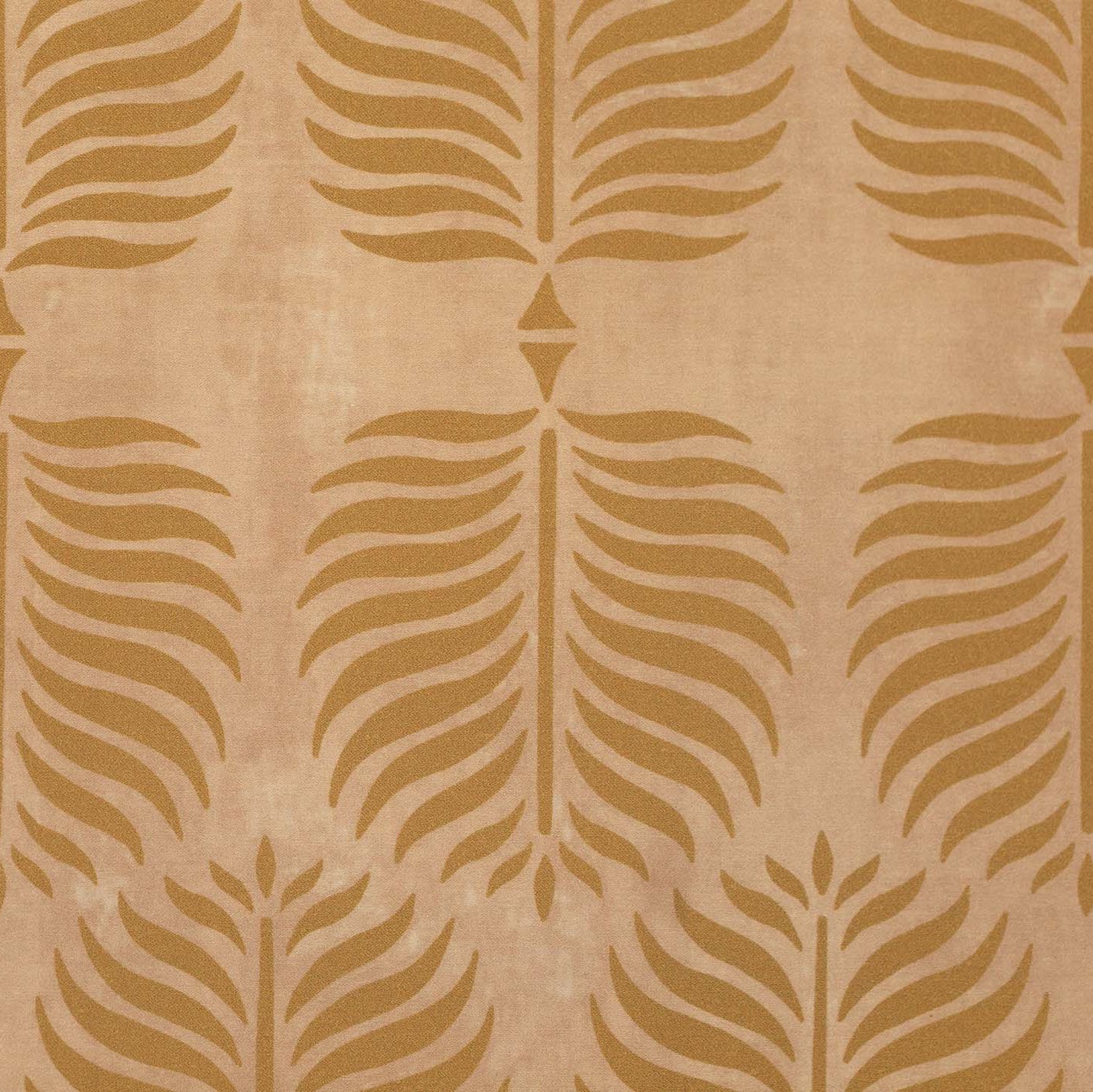 Persia Leaf - Ochre / Pink