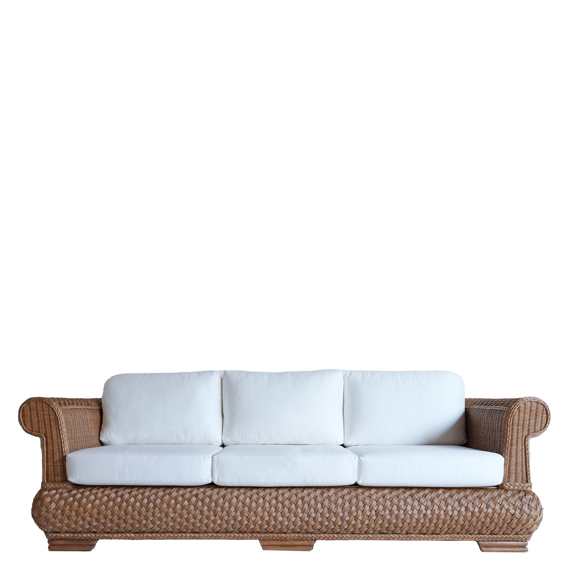 Portofino Rattan Three Seater Sofa