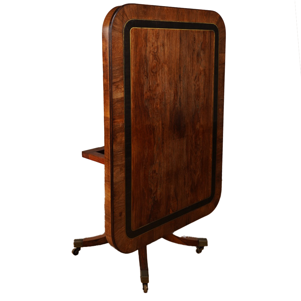 19th Century Regency Rosewood Snap Top Table