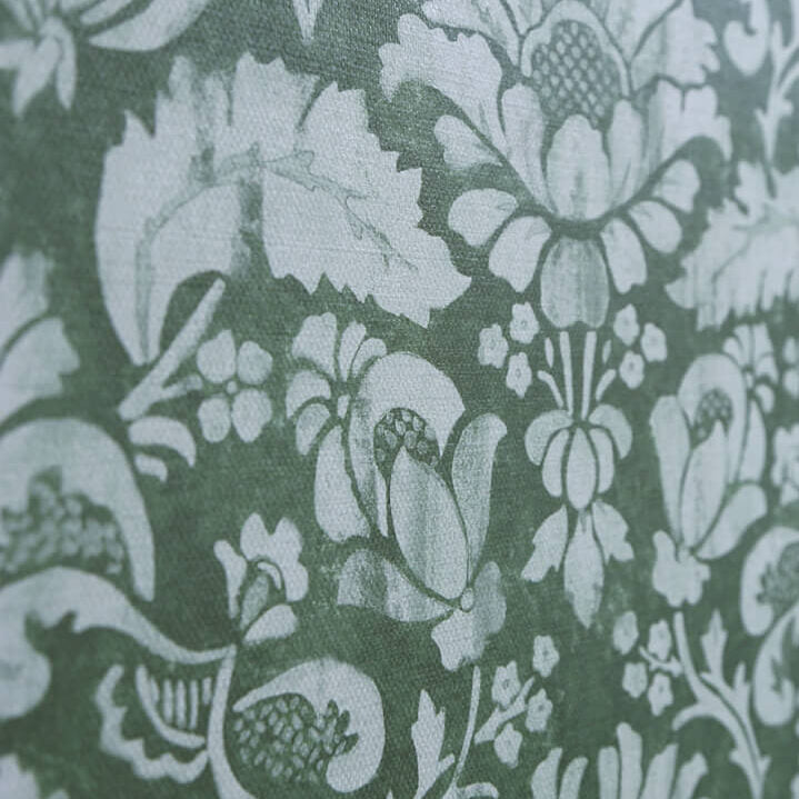 Rialto Damask Wallpaper &#8211; Green Detail LR