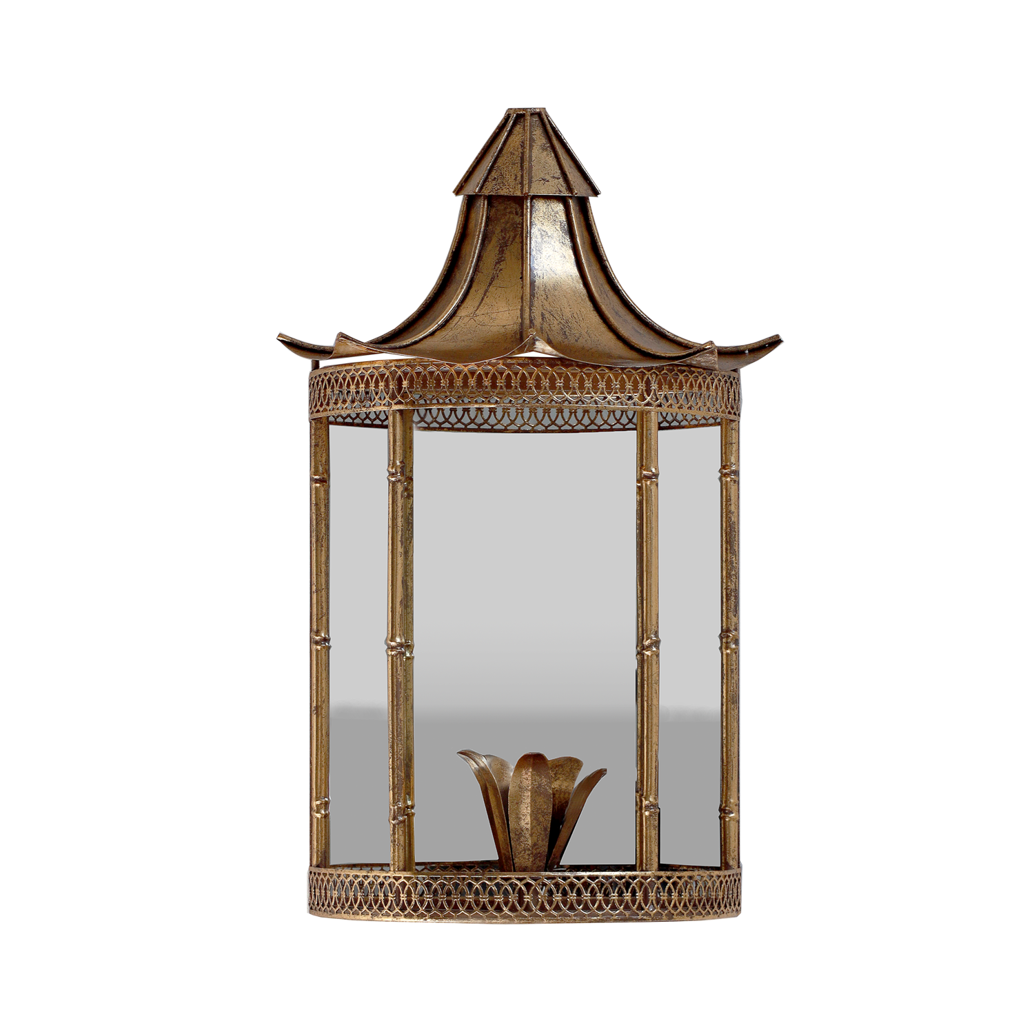 Gilt Pagoda Wall Light