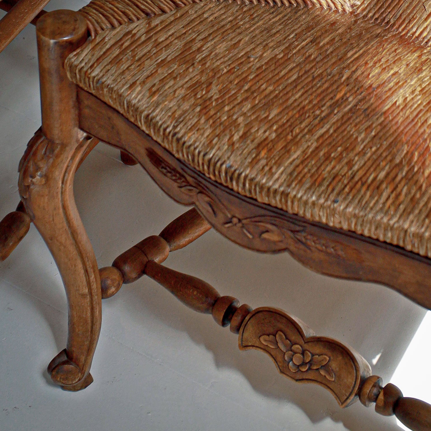 Set of 6 French Louis XV Style Dining Chairs